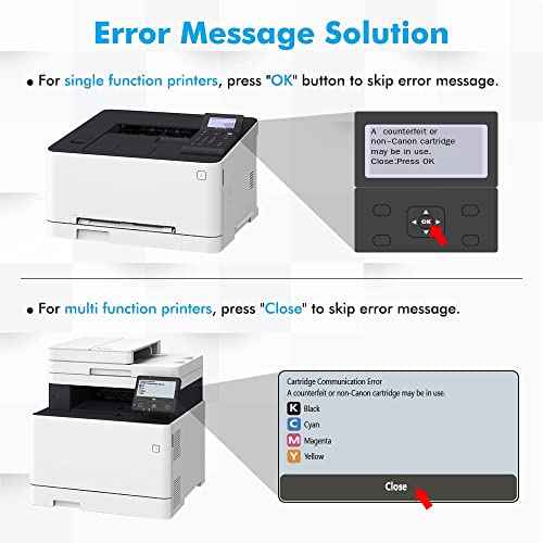TRUE IMAGE Compatible 055 Black Toner Cartridge Replacement for Canon 055 055H Toner for Canon Color ImageCLASS MF743Cdw MF741Cdw MF746Cdw MF745Cdw LBP664Cdw Printer Ink(Black, 1-Pack)