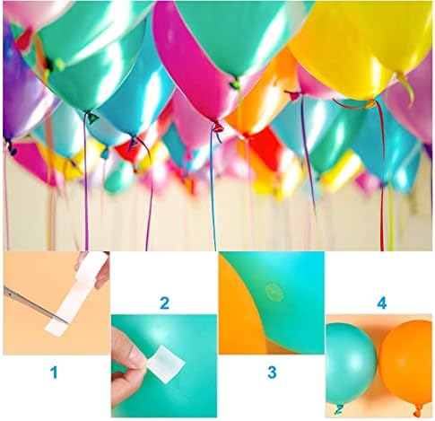 Skiennix Balloon Arch Decorating Kit - 2 Tape Strips for Stunning Party & Wedding Decor