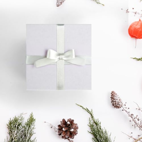 White 8x8x6 Inch Shipping Boxes 25-Pack - Corrugated Cardboard, Lightweight & Easy to Assemble