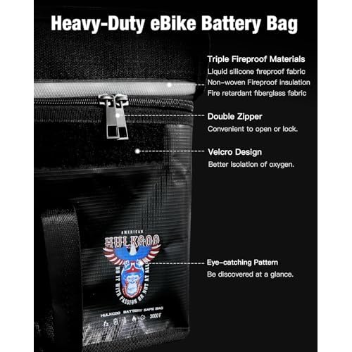 12V 100Ah LiFePO4 Lithium Battery Fireproof Safe Bag Large Capacity Explosion-Proof Battery Bag LiPO Safe Bag Waterproof Battery Storage Box(14 * 9.5 * 7.8inch), 2-Pack