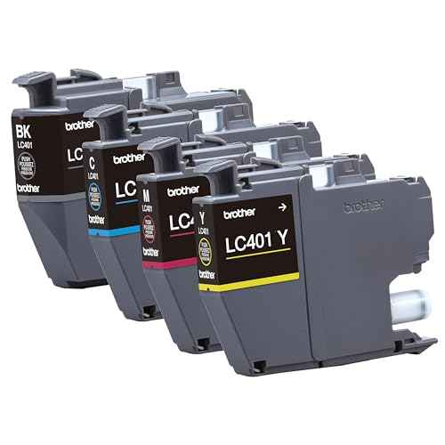 Brother Genuine LC4014PKS Standard Yield 4-Pack Ink Cartridges ? Includes 1 Cartridge Each of Black, Cyan, Magenta and Yellow