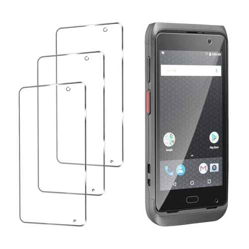 CT40 Tempered Glass Screen Protector for Dolphin CT40 CT45 Barcode Scanner Handheld PDA, 5.0 Inch Display Protective Film Anti-Scratch (3Pcs)