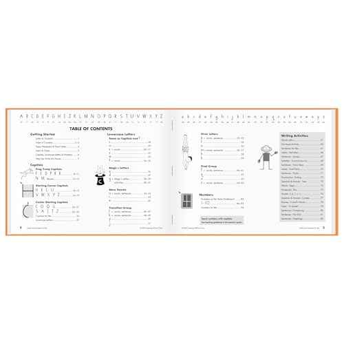 Learning Without Tears Letters and Numbers for Me Student Workbook, Age 5+, Preschool, Kindergarten Handwriting Practice, Writing Book, School & Home, Language Arts, Tutoring, Sensory