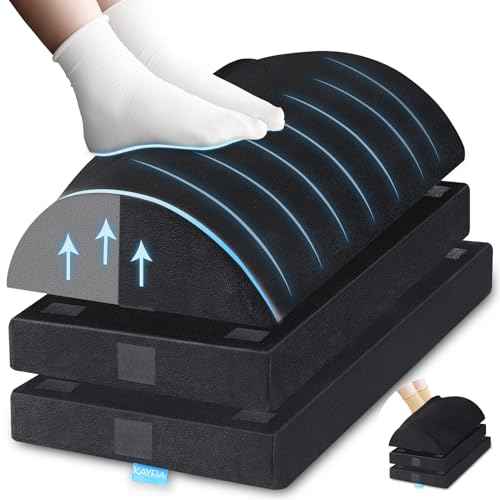 XXL(20in) Foot Rest for Under Desk at Work with 3 Adjustable Heights, Foot Stool with Bamboo Charcoal Foam, Feet Warm Pocket Footrest for Office Gaming Chair, for Leg Support -Black