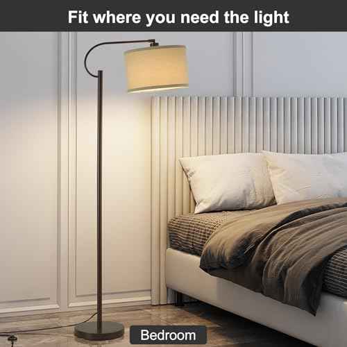Floor Lamp Downlight 63In (160cm) in Dark Bronze Finish