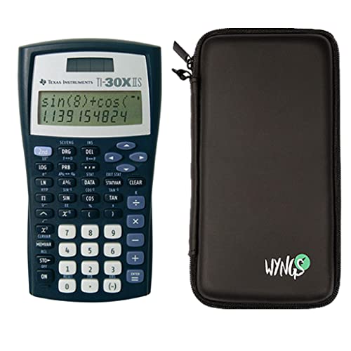 Texas Instruments TI-30 XIIS Scientific Calculator with Protective Case