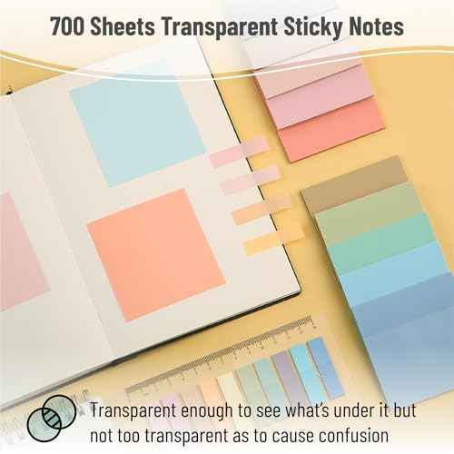 Mr. Pen- Aesthetic Book Annotation Kit, 38 pcs, Aesthetic Highlighters and Gel Pens, Transparent Sticky Notes, Transparent Sticky Tabs for Books, No Bleed Highlighters for Bible Pages No Bleed