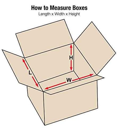 AVIDITI Shipping Boxes Heavy Duty 12"L x 12"W x 12"H, 25-Pack | Corrugated Cardboard Box for Packing, Moving and Storage