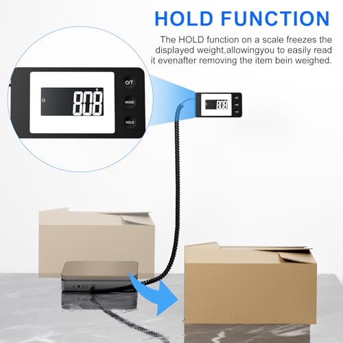 Benechef Digital Postal Scale 110lb/50kg with AC Adapter & LCD Display