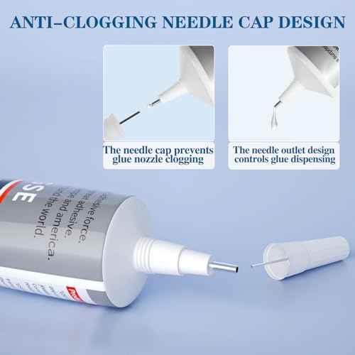 B7000 Glue Clear with Precision Tip£¬50Ml B7000 Glue Clear for Rhinestones Glue for Crafts, Multipurpose Jewelry Glue for Fabric DIY Craft Makeup Shoes Jewelry Making Nail Art