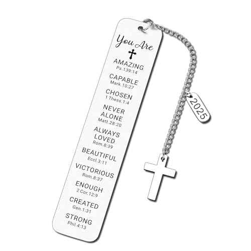 Baptism Gifts for Teen Girl Teenage Religious Christian Gifts for Women Girls Teens Boys Confirmation First Communion Gifts Bookmark for Women Girls Birthday Gift Stocking Stuffers for Girls Boys