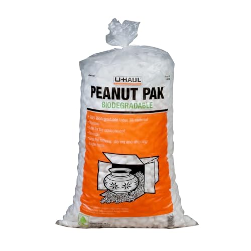 U-Haul Biodegradable Packing Peanuts for Moving, Packing, Storing,