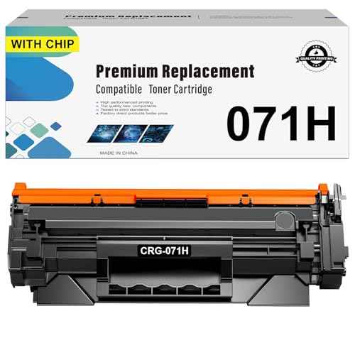071H CRG071H CRG-071H Toner Cartridge 5646C001 High Capacity 2500 Pages Compatible for Canon imageCLASS LBP122dw LBP122 LBP120 MF270 MF273dw MF272dw MF275dw Printers Indicate Toner Level