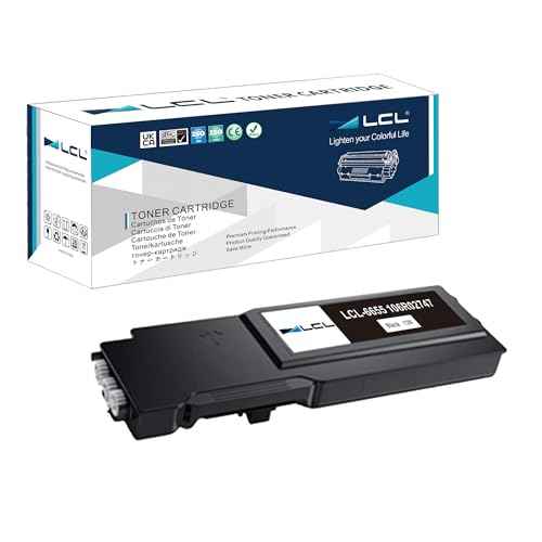 LCL Remanufactured Toner Cartridge Replacement for Xerox 6655 106R02747 for Xerox WorkCentre 6655i 6655iXM 6655XM High Yield (1-Pack Black)