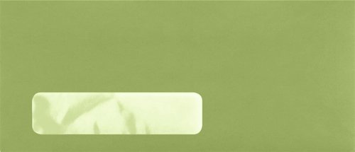 LUXPaper #10 Business Window Envelopes | 4 1/8" x 9 1/2" | Avocado Green | 70lb. Text | 250 Qty