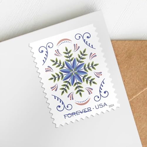 Holiday Joy (1 Booklet, 20 Stamps) First-Class Mail Forever Postage Stamps