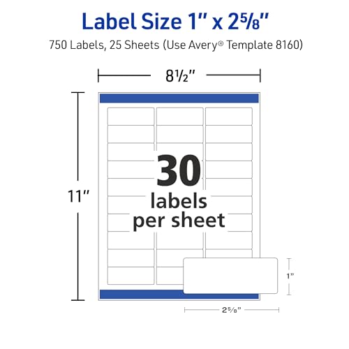 Avery Easy Peel Address Labels 1