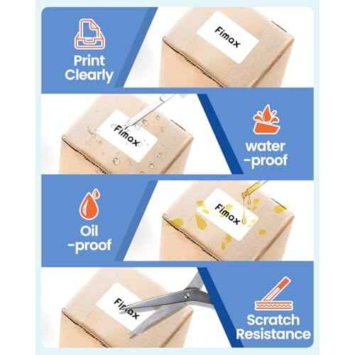 LW White Labels 30256 (2-5/16" x 4") Compatible with DYMO LW Mailing Barcodes Address Postage Labels, Compatible with DYMO Label Printers Labelwriter 450, 4XL& Zebra Desktop Printers,12 Rolls