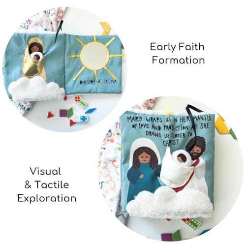 Wrapped in Mary¡¯s Mantle Quiet Book - Catholic Stories Book for Kids with Spiritual Lessons - Mary¡¯s Love Teaching Faith, & Guidance Thro...