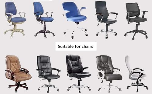 DHXYZZB Large Office Chair Arm Covers - Thickened Stretchable Armrest Pads, 2 Pieces