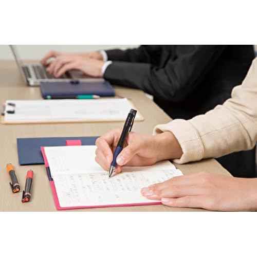MAYAX Pilot juice up 04 Retractable Gel Ink Pen Ultra Fine Point, Black Ink, 5 Pens & 10 Refills, Original Sticky Notes (0.4mm)