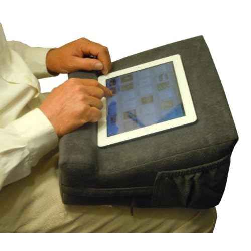 Laptop Easel, Lap Desk Pillow. Ergonomic Laptop Computer Desk & Desktop Book Stand with Orthopedic Wrist Support.
