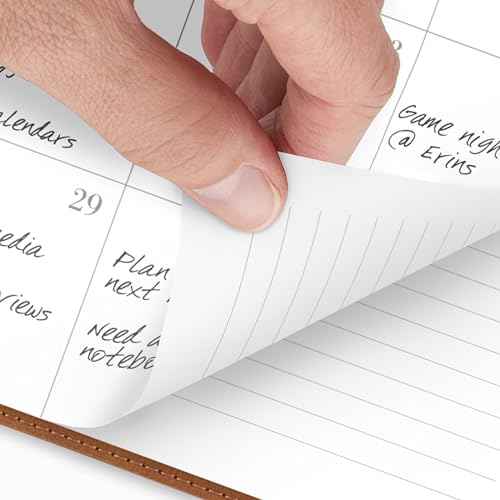 AT-A-GLANCE 2026 Planner, Weekly & Monthly, 8.5" x 11", Large, Signature, Distressed Brown (YP9050926)