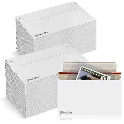 110-Pack Card Shipping Envelopes - 7 x 4.35 Inches Trading Cards Self-Adhesive Mailers, Perfect Fit for Semi-Rigid Sleeves, Toploaders & Ding Defend Protectors - Hobby Mailing Supplies