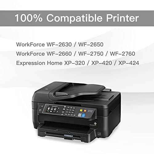 BeOne Remanufactured Ink Cartridges Replacement for Epson 220XL T220 T220XL to Use with Workforce WF-2630 WF-2650 WF-2660 WF-2750 WF-2760 Expression XP-320 XP-420 XP-424 (10-Pack; 4BK, 2C, 2M, 2Y)
