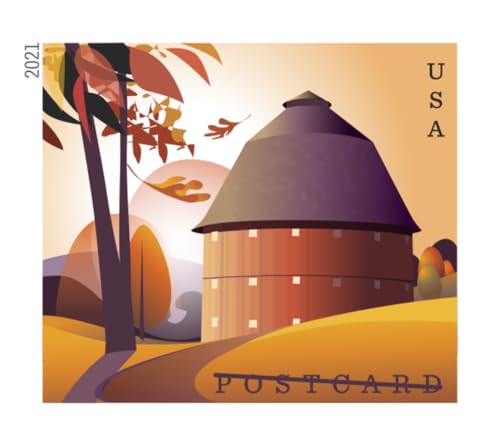 US Postal Service Barn Postcard Forever Stamps 2 Sheets of 20 - 40 American History Wedding Anniversary