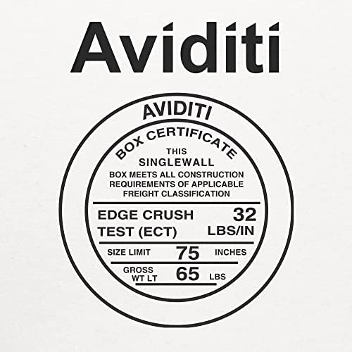 AVIDITI Shipping Boxes Small 3"L x 3"W x 18"H , 25-Pack | Corrugated Cardboard Box for Packing, Moving and Storage 3x3x18 3318