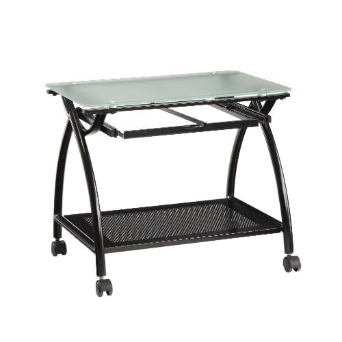 OSP Designs NWP30-BK Office Star Newport Powder Coated Steel Frame Mobile File Holder, Black