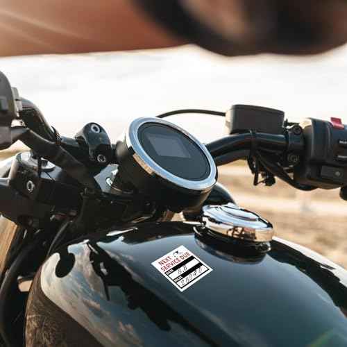 300 Pieces Oil Change Stickers, Service Reminder Labels, Auto Maintenance Service Due Reminder Stickers Labels, 2 x 2 Inch, 1 Roll (Black)