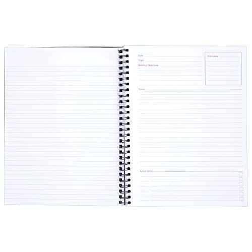 Cambridge Limited Notebook, 9-1/2¡± x 7-1/4¡±, 80 Sheet Business/Meeting Notebook, Black, 4 Pack (06982)