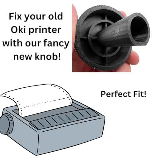 OKI Platen Knob for ML320, ML321, ML390, ML391 Dot-Matrix Printers, 51902220 New