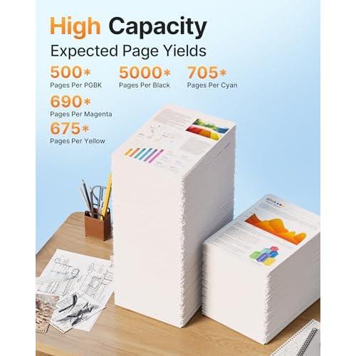E-Z Ink Compatible Ink Cartridge Replacement for Canon PGI-250XL PGI 250 XL CLI-251XL CLI 251 XL to use with PIXMA MX922 MG5520 (2 Large Black, 2 Cyan, 2 Magenta, 2 Yellow, 2 Small Black) 10 Pack