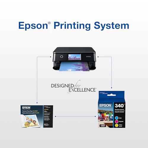 Epson 340 Claria Photo HD Ink High Capacity Light Cyan Cartridge (T340XL520-S) Works with Expression Photo XP-8800