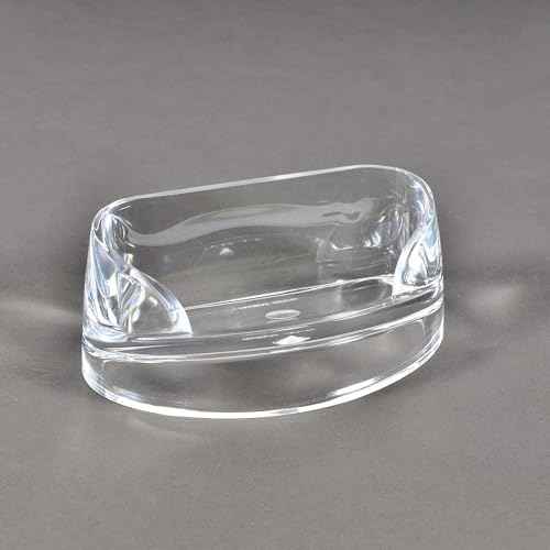 Acrylic Card Holder, 3 Pack of Business Card Holder | Office Supplies, Desk Accessories | Brighten Up Your Table- Clear, 3 Pack