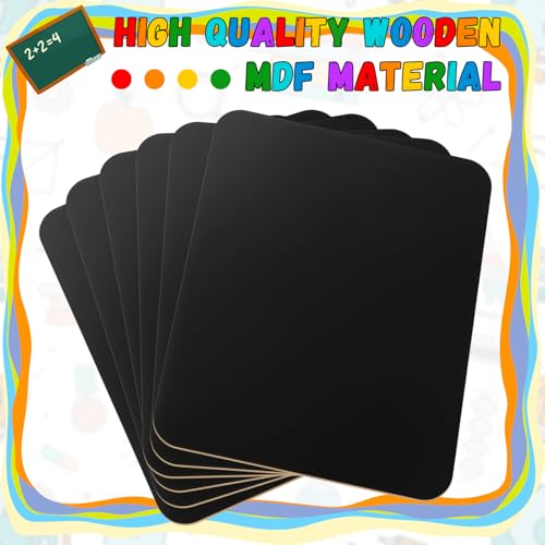 Humyoun 2 Pack Double-Sided Chalk Boards 9.5 x 12 Inches for Kids & Classroom