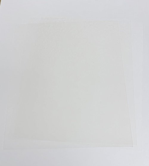 Heat Resistant Clear Binding Covers - 7mil Polyester 8.5"x11" Thermal Binding Crystal Clear Covers - 100pk (Without Tissue)