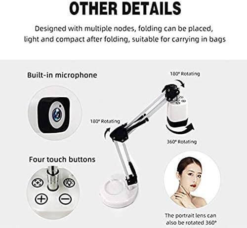 8MP Document Camera for Teachers with Auto-Focus & LED Light for Distance Learning