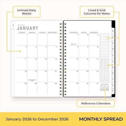 Blue Sky Artisans & Makers Sara Harding 2026 Weekly and Monthly Planner, January 2026 - December 2026, 5" x 8", Flexible Cover, Durable Wire Binding, Laminated Tabs, Pocket, Stickers, Butterflies