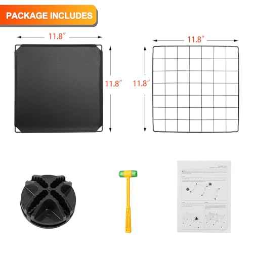 HUBSON Wire Cube Storage Organizer, Book/Toy/Craft/Potted Plants and petCloset Organizers and Storage Shelves?6-Cube Freely Combinable Metal Grids Storage Shelf,Black Plus Iron