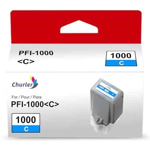 Compatible Ink Cartridge Replacement for Canon PFI-1000 for Canon Image PROGRAF PRO-1000 (Blue Ink)