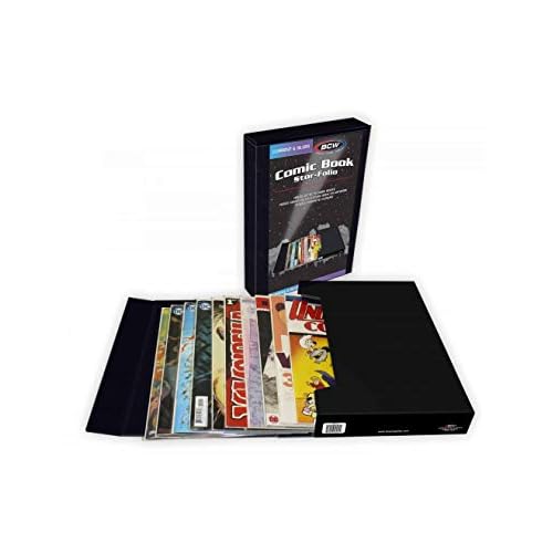 BCW Comic Book Stor-Folio ? 2 Pack | Comic Book Travel Case for Current & Silver Age | Magnetic Comic Folio Carrier