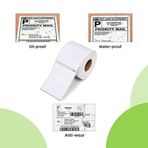 Compatible 2-1/8" x 2-3/4" Direct Thermal Labels Replacement for DYMO 30258 Barcodes Address Postage, Compatible with Rollo, DYMO 4XL & Zebra Desktop Printers (16 Rolls, 400 Labels/Roll)