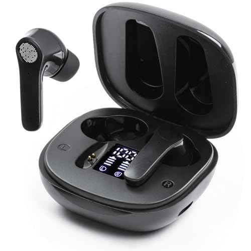Language Translator Earbuds, Two Way Real-time Translation Device with 144 Languages Bluetooth Online Voice Translation, High Accuracy, Fast Reaction and Noise Reduction (Dark Black)