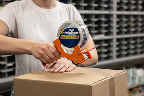 Duck High Performance Packaging Tape Refill - 8 Rolls, 2" Wide, Clear, Heavy Duty Adhesive