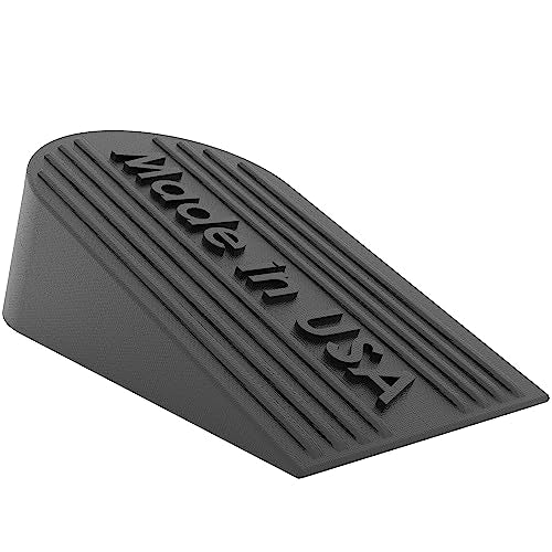 Suspension Dudes Heavy Duty Rubber Door Stopper 6.5" Black – Made in USA, Pack of 1