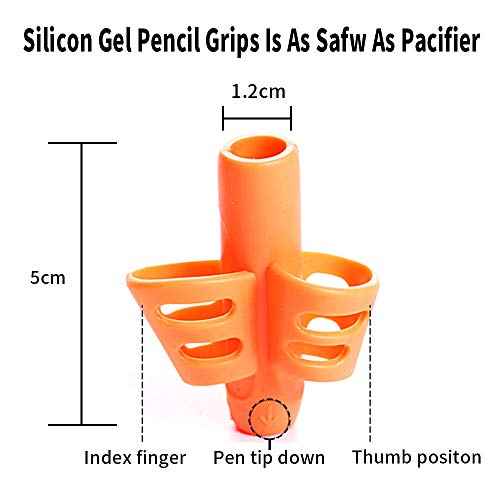 KOABBIT Pencil gripper kids/toddler handwriting aid tools for beginners,Pencil Holder for preschooler 2-4 Years learning to Write for Children's Training Pen Holding Posture Correction Tools(3 PACK)
